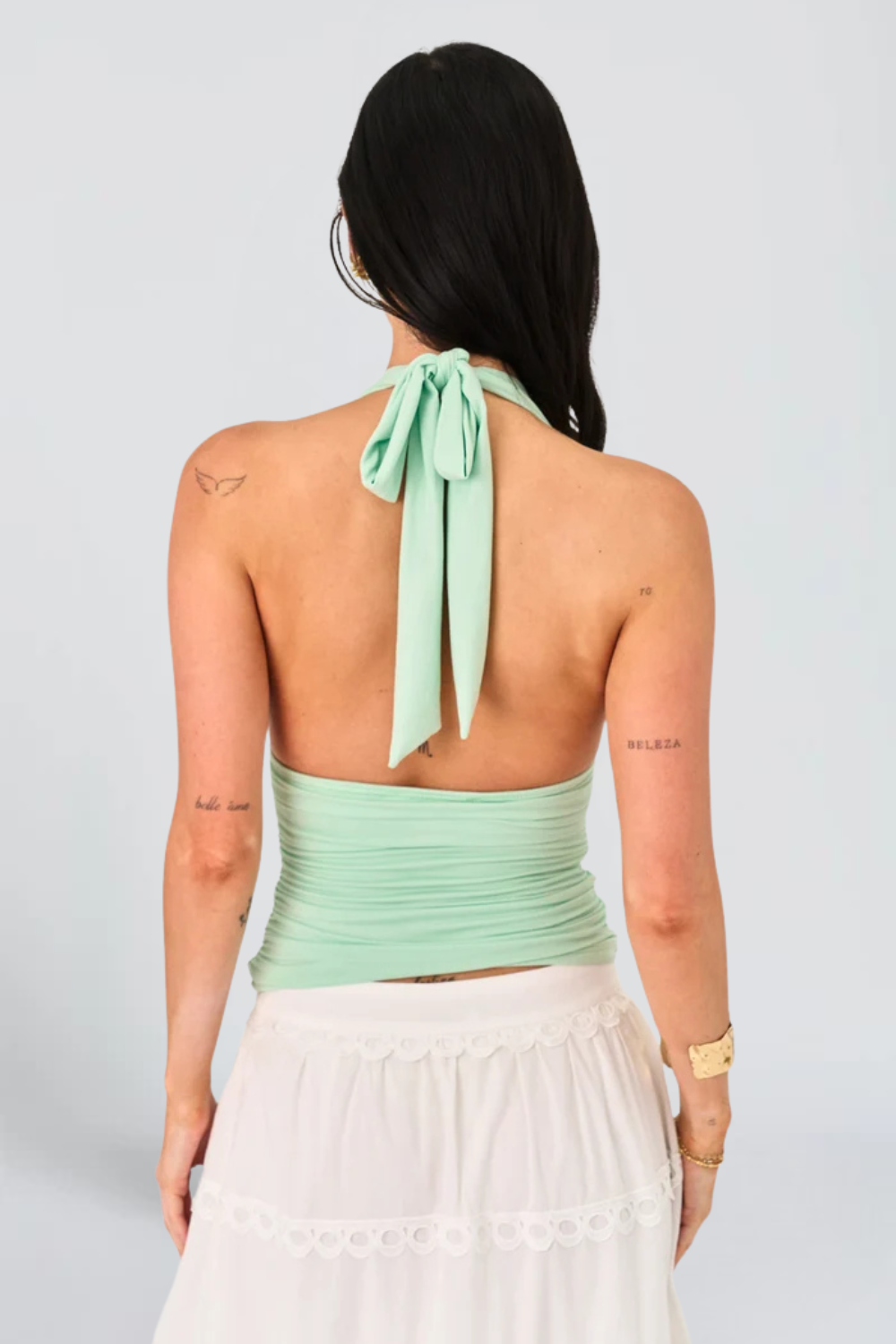 KAYO | MINT HALTER TOP