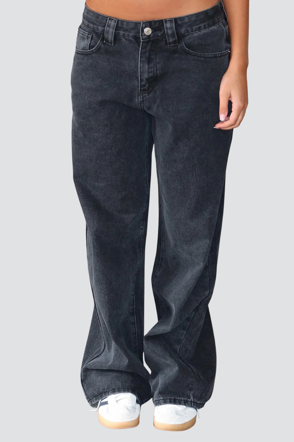 KAYO | BLACK WIDE-LEG JEANS