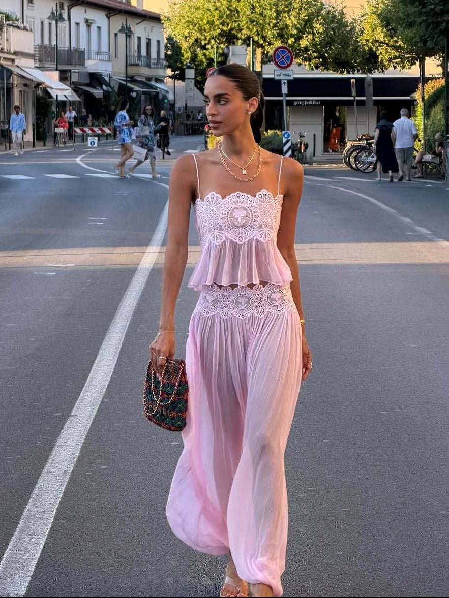 Chiffon Pant Set